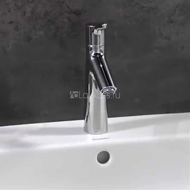Смеситель для умывальника Hansgrohe Talis S 100 со сливным гарнитуром ...